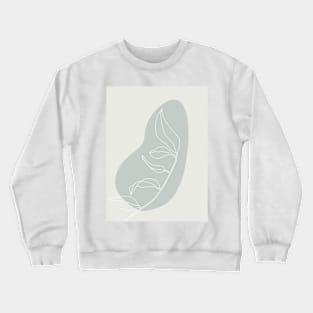 Leaves Canva Crewneck Sweatshirt